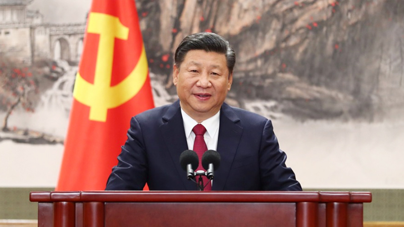 十九屆中共中央政治局常委同中外記者見面