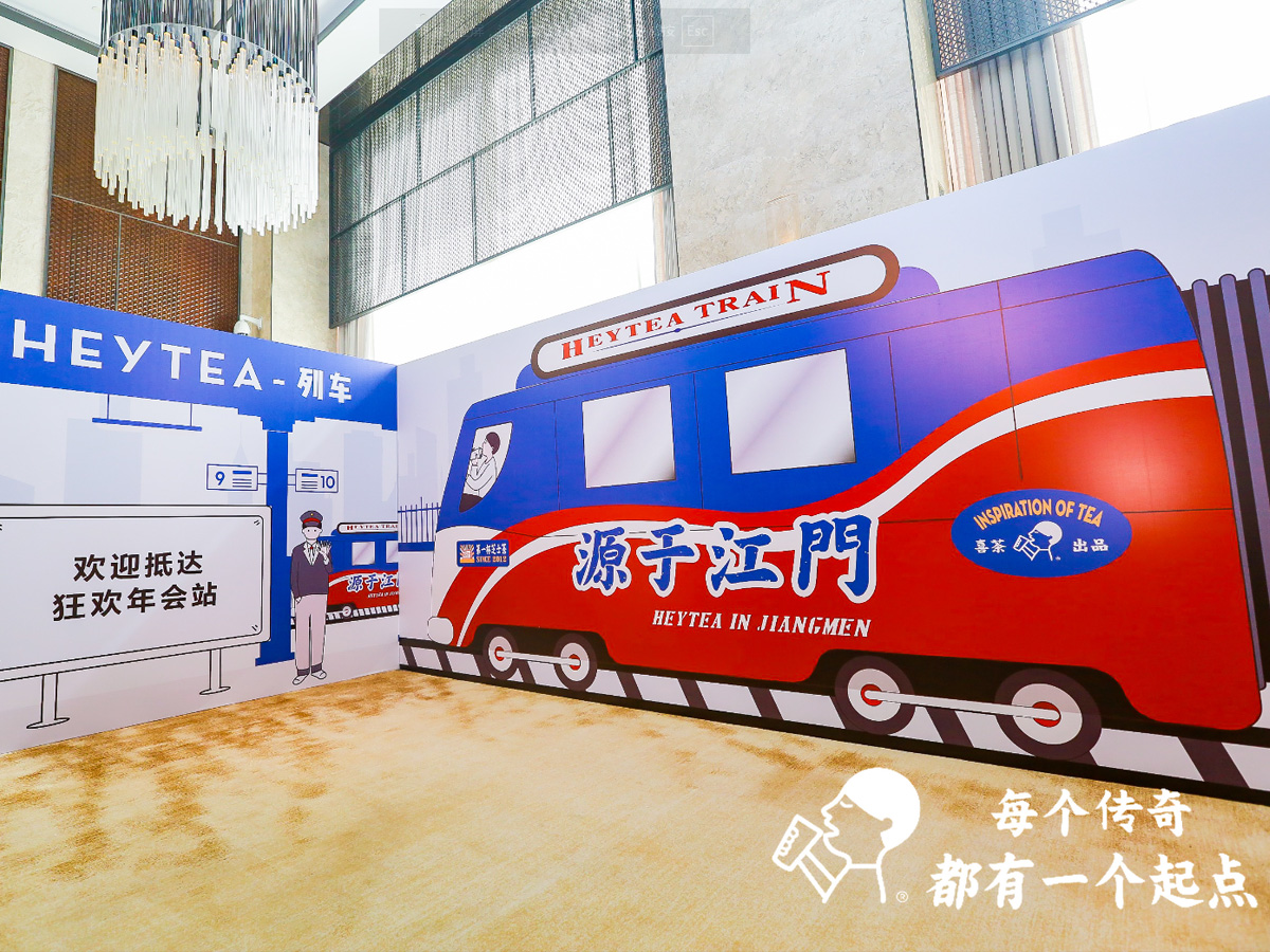 公司歷史列車美陳布置