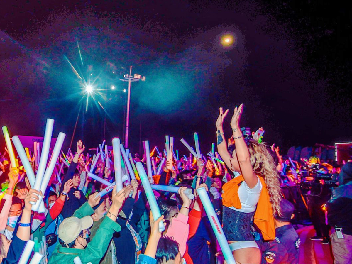 跨年晚會互動現場